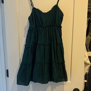 Chic Dark Green Women's Casual Dress